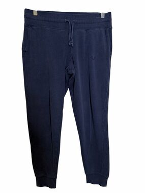 True Religion Navy Blue Womens Jogger Sweat Pants Sz S Y2K Athleisure Loungewear